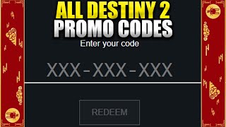 All Free Destiny 2 Codes In The Game!