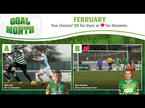 Guernsey FC's Goal of the Month - February