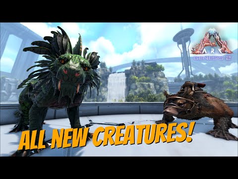 All The New Creatures In Genesis Part 2 - ARK Survival Evolved DLC