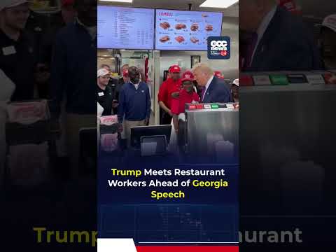Trump Stops by Iconic Varsity Restaurant in Georgia Ahead of Major Economic Speech