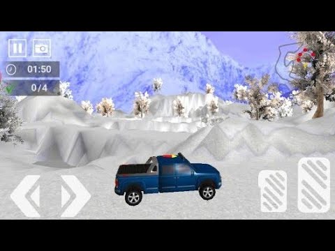 pickup truck driving simulator uphill 3d 2020, offroad pickup truck cargo duty, 3d truck driving