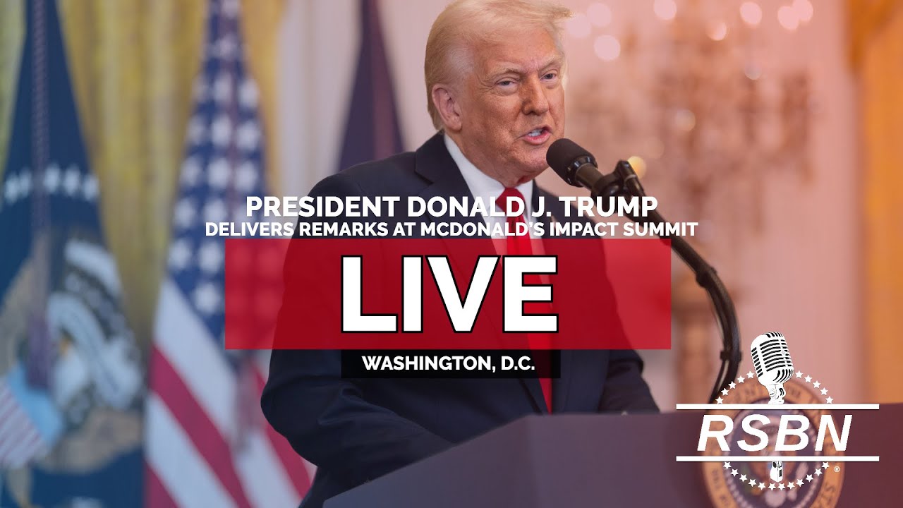 LIVE: President Trump Delivers Remarks at McDonald’s Impact Summit - 11/17/25