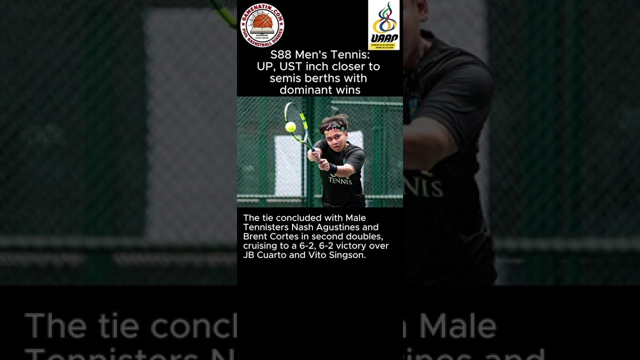 UAAP Men's Tennis: UP, UST wallop UE, Ateneo