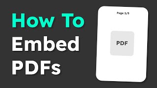 The Easiest Way to Embed PDFs on a Website