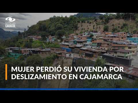 "Quedamos sin nada": así relata una mujer la pérdida de su vivienda en Cajamarca