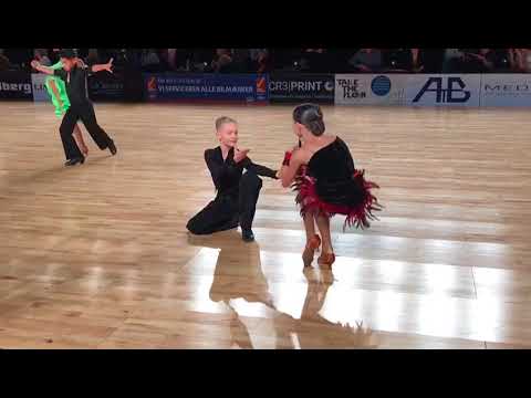 Anton Siff and Katerin Matvejeva,  ESTONIA!!!....1ST PLACE JUN I LATIN AT "COPENHAGEN OPEN 2018