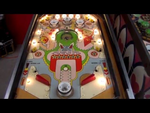 1973 Williams Spanish Eyes Pinball Machine - EM Repair Part 3 - playfield painting