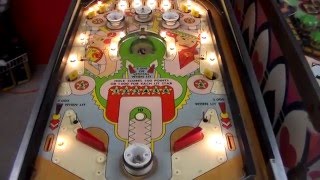 1973 Williams Spanish Eyes Pinball Machine - EM Repair Part 3 - playfield painting