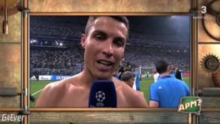 APM? Cristiano Ronaldo dedica eructo a la afición del Real Madrid