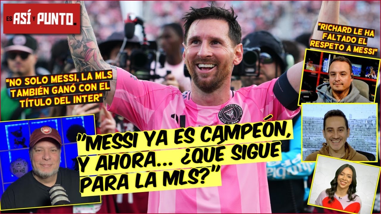 La MLS DESAPARECERÁ si no ENCUENTRAN a OTRO MESSI, como pasó con Pelé y la NASL | Es Así y Punto