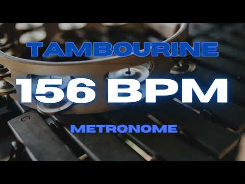 156 BPM - Tambourine Metronome