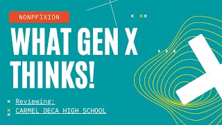 GEN XER REACTS TO CARMELDECA HIGHSCHOOL | NONPFIXION