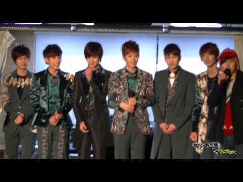 [FanCam] 121220 BOYFRIEND at  KissThe Radio - Talk