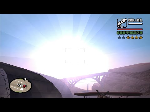 Black Project with a 4 Star Wanted Level - Airstrip mission 5 - GTA San Andreas