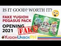 YuGiOh FAKE Tin Opening Pegasus Pack Opening Comparison To Old Yugioh Class A 2005 Episode 4