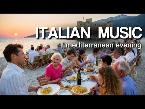 Soulful Italy & Mediterranean Relax 🎼 2+ Hours Amalfi Capri & Portofino Scenic 4K Music