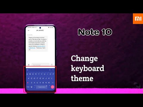 how to change keyboard in terms note 10 pro set Keyboard theme Kaise Badle in redmi MI Note 10