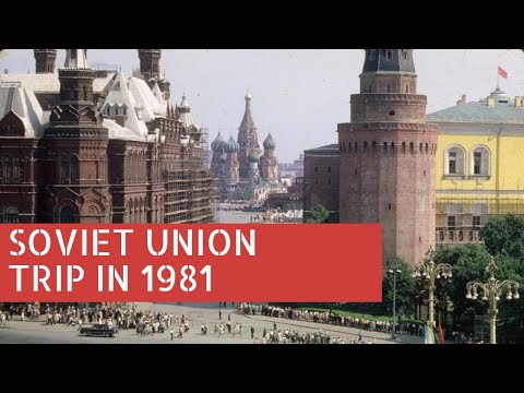 Soviet Union Trip in 1981 Archive Footage