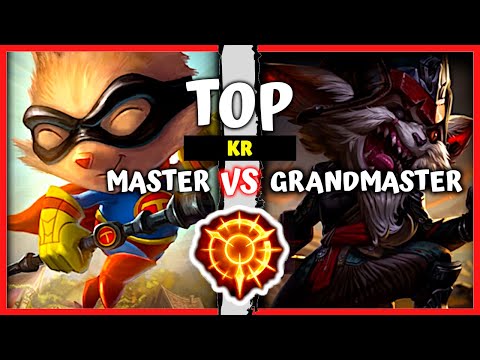Master Teemo Top vs GM Kled Main - KR Rank S11