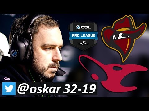 🇨🇿 oskar 32-19 / mousesports vs Renegades - Mirage / ESL Pro League S9 Quarter Finals