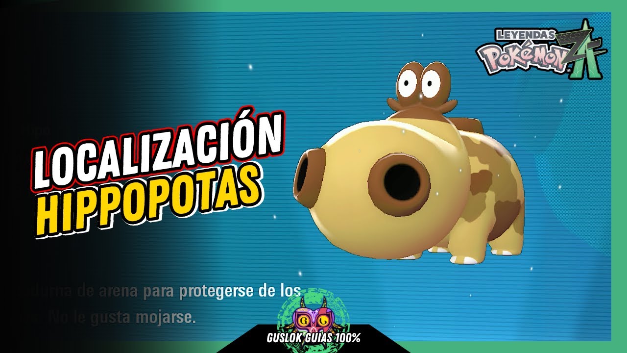 UBICACIÓN de HIPPOPOTAS | GUÍA 100% | 💯Leyendas Pokemon: Z-A🏆 UBICACIÓN de HIPPOPOTAS | GUÍA 100% | 💯Leyendas Pokemon: Z-A🏆