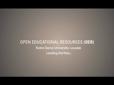 Open Education Week 2017 @ NDU-Louaize, Lebanon