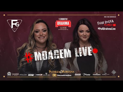 Patricia e Adriana Live - Moagem Live #Fique em casa e Cante #Comigo