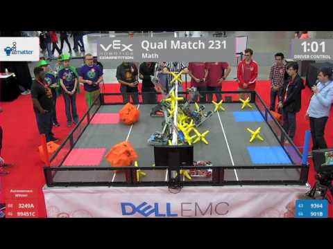 2017 VRC Math Q231 - 3249A 99451C vs 9364 901B - 54 to 18