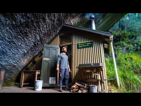 Camping In Rock Cave Shelter