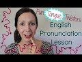 Tongue Twisters English Pronunciation Lesson