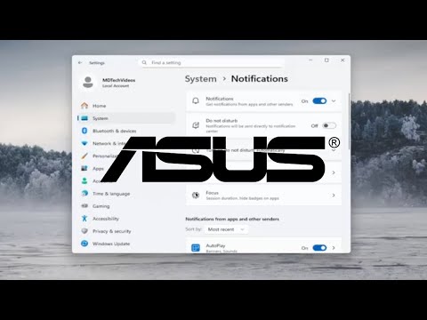 How to Enable/Disable Notifications on ASUS Laptop [Tutorial]