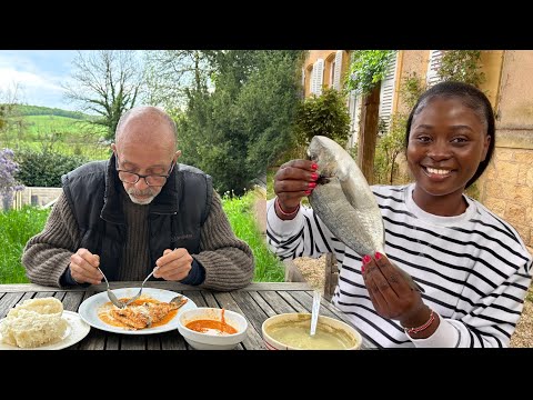 PREPARING DELICIOUS KENYAN MEAL FOR MY HUSBAND *Tilapia stew and Okra*