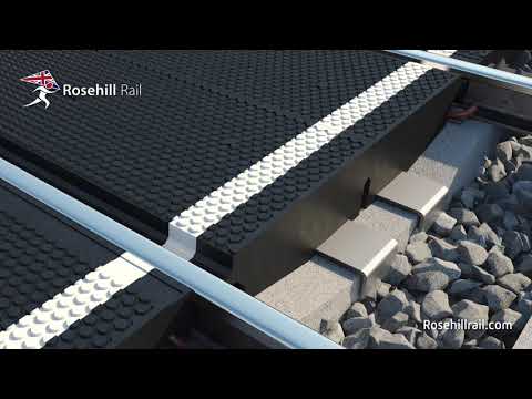 Rosehill Rail Baseplated Pedestrian Crossing