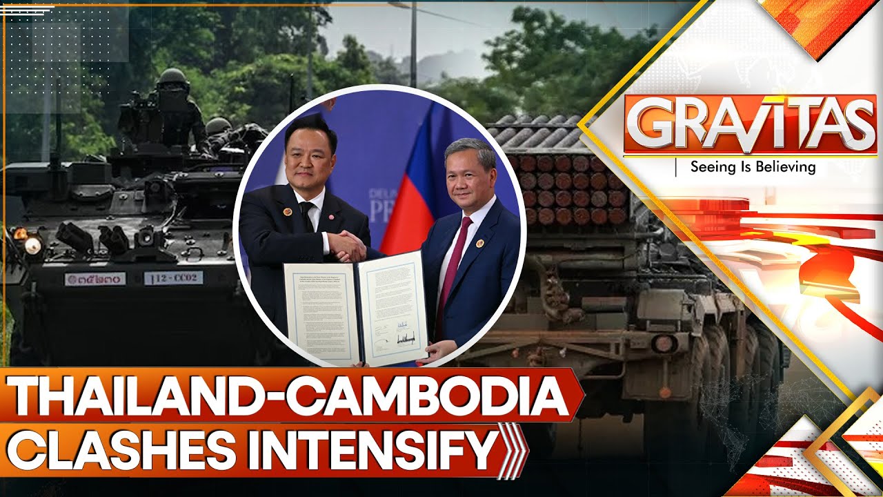 Thailand–Cambodia Clashes Displace Over 500,000 as Bangkok Rejects Trump’s Mediation | GRAVITAS LIVE