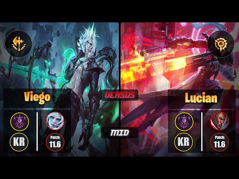 Master VIEGO [Conqueror] (Mid) VS  LUCIAN - Master KR Patch 11.6