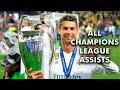 Cristiano Ronaldo: all 40 Champions League assists