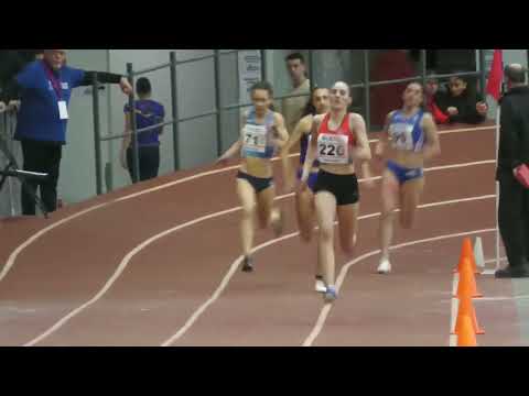 400m [Ž], V. skupina, ELENA TOMIĆ - Prvenstvo Balkana u dvorani za juniore i juniorke 2025