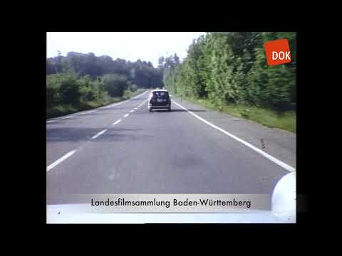 Autofahrt nach Stuttgart 1968