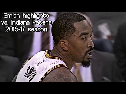 JR Smith 18 points/6 threes vs. Pacers (NBA RS 2016/2017) - UNSTOPPABLE!