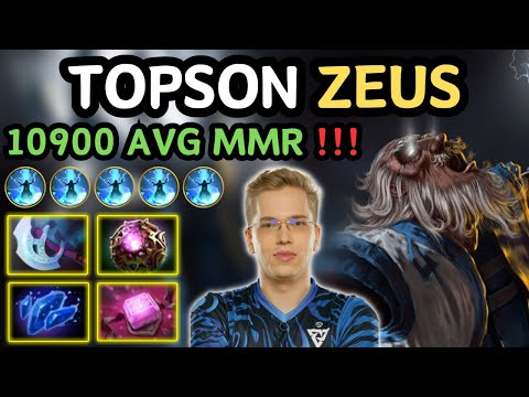 🔥 TOPSON ZEUS Midlane Highlights 7.35d 🔥 Master Tier Zeus By Topson INSANE PLAY - Dota 2