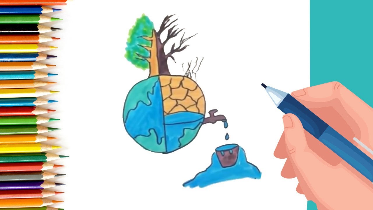 Earth Day Project for School | Happy Earth Day | Save Water Save Earth | Fun drawing with Parikshet