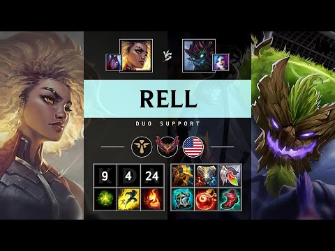 Rell Support vs Maokai: Godlike - NA Grandmaster Patch 14.23
