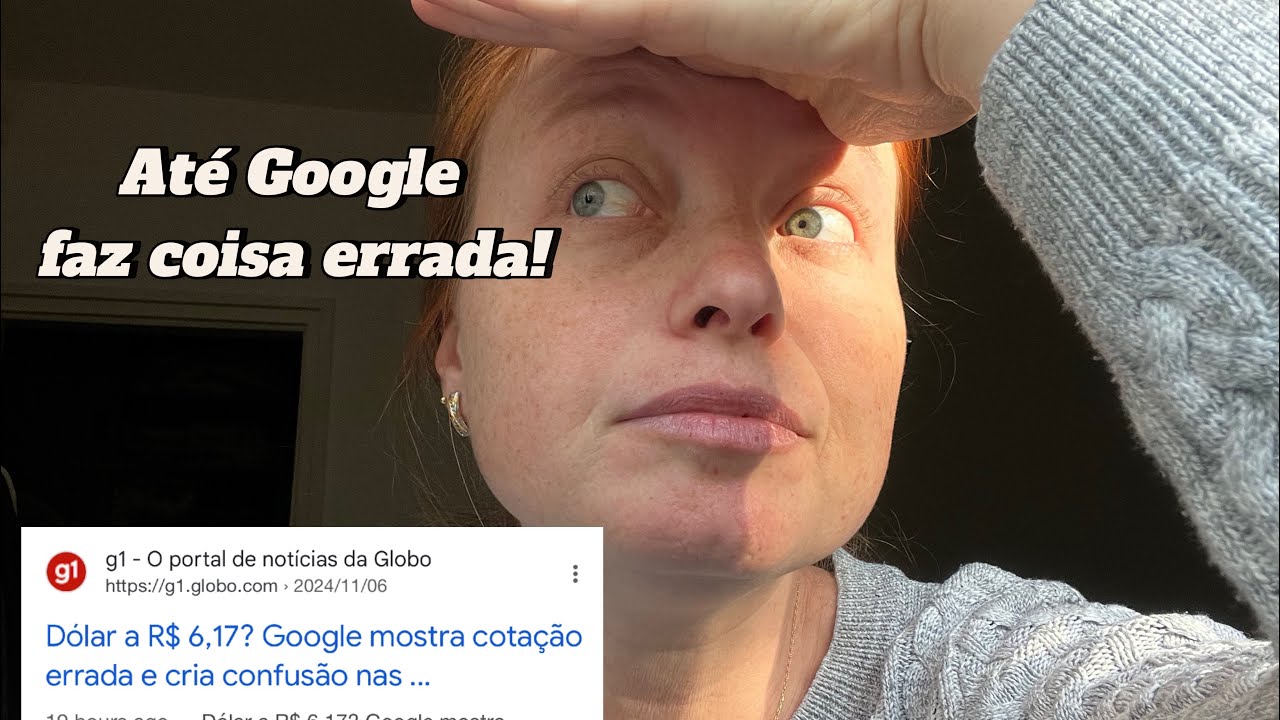 Google divulga cotação do dólar acima de 6 reais no dia da divulgação da eleição nos Estados Unidos