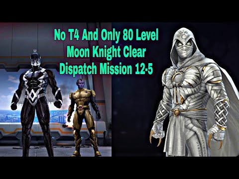 80 Level Moon Knight Clear Dispatch Mission 12-5 Stage - Marvel Future Fight