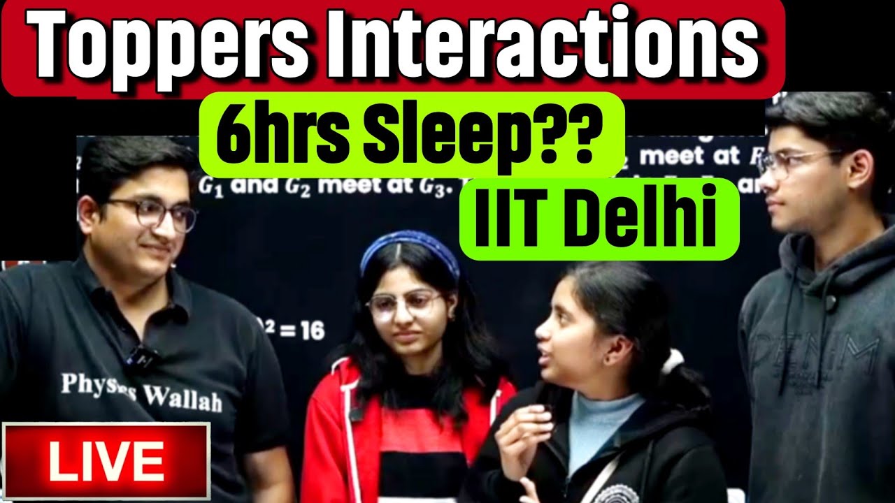 Toppers Interaction In live Class| Sachin Sir Live Class | Class Hijacked 😍|| Physics Wallah ||