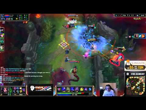 Best Video Bjergsen TSM play Leblanc Mid   48 Kill