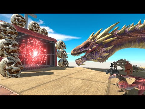 Help the Dragons Attack Hell - Animal Revolt Battle Simulator