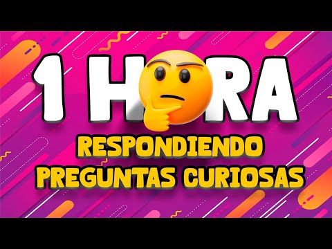 1 HORA RESPONDIENDO PREGUNTAS CURIOSAS [Curi] 🧠🤔