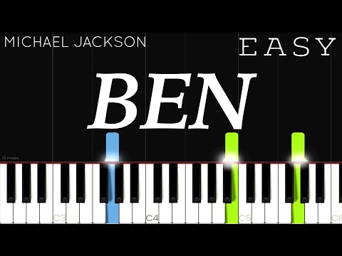 Michael Jackson - Ben | EASY Piano Tutorial