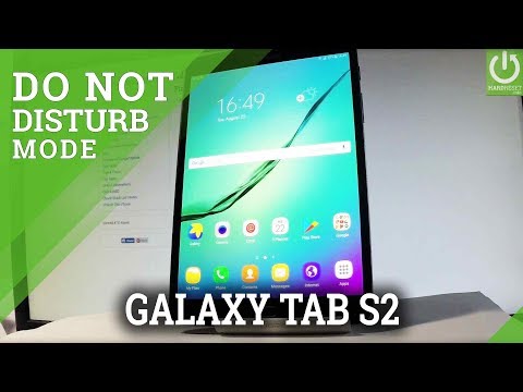 SAMSUNG Galaxy Tab S2 DO NOT DISTURB MODE